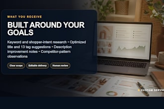 research etsy SEO keywords and optimize your listings