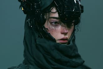 create custom sci fi character artwork