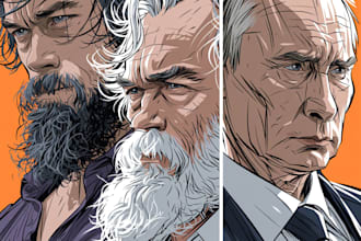 draw political caricature and cartoon