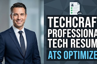 write a tech resume, software engineer CV, and linkedin optimization