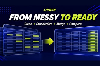 clean and organize your excel or CSV data