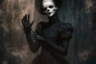 draw dark art and monsters