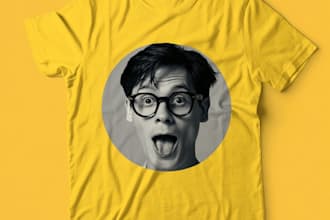 make a custom funny meme t shirt design for you