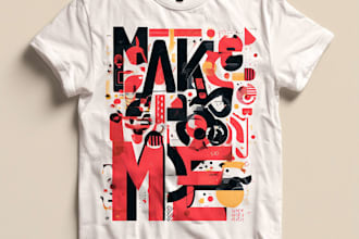 typography retro vintage patriotic t shirt design