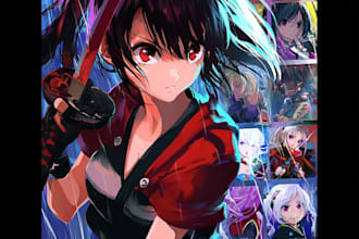 make anime art and manga illustration