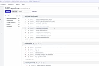 test your application manually and with automation