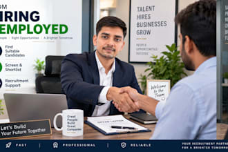 do job hiring, candidate sourcing and recruitment support