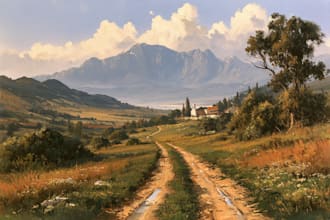 oil painting portrait and illustrations