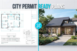 draw residential floor plans and adu permit drawings city approval in ca tx fl