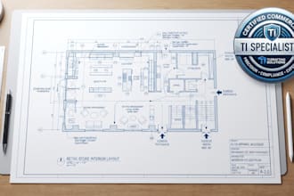 draft commercial ti permit drawings for retail, office and restaurant ny ga nc