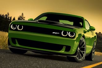 create professional custom vehicle or car vector illustration