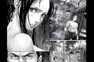 draw your manga comic book and webtoon