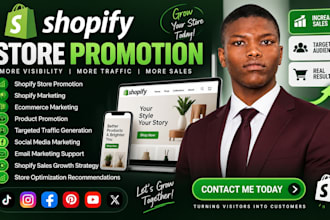 promote ecommerce shopify store sales dropshipping marketing boost shopify sales