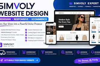 do simvoly ecommerce business website design simvoly website redesign simvoly