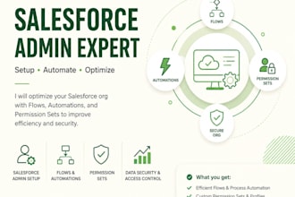 be your salesforce admin for flows, automation and configuration