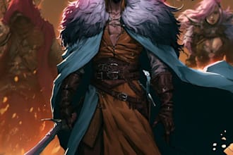 create custom dnd, rpg, and character art