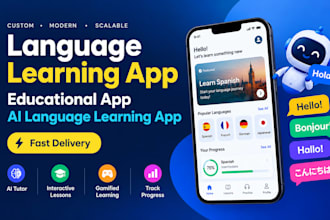 build language learning app, educational app, ai language learning app