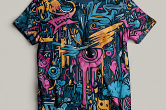 do urban artsy edgy street wear and t shirt design