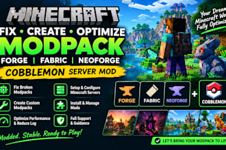 fix create optimize minecraft modpack forge fabric neoforge cobblemon server mod