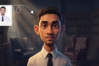creat a caricatures from your photo
