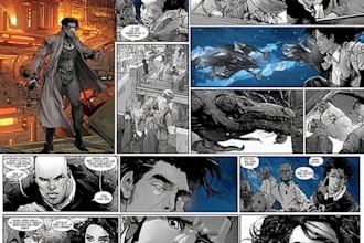 draw professional comic pages art
