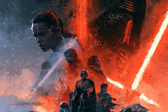 design an awesome movie poster for you