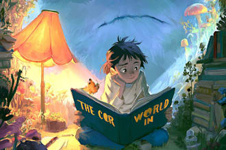 amazon book cover on children book illustration and cover