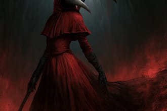 draw realistic dark fantasy art and horror illustrations
