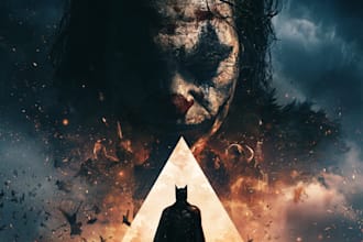 create stunning movie poster design and film poster design