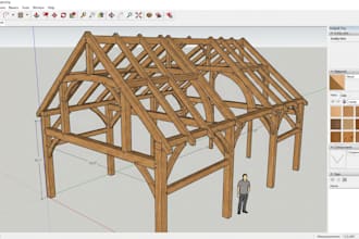 draft timber framing, wood structural, roof trusses, timber truss plans