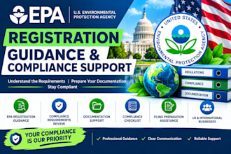provide epa registration guidance and compliance support USA