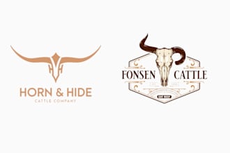 design cattle brand western and ranch brand