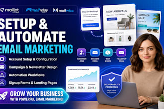 email auto response marketing automation flows, campaign setup and segmentation