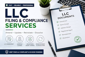 file llc amendment, reinstatement, dissolution and address change