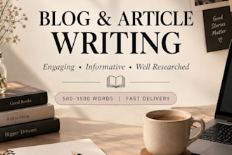write engaging blog posts and articles