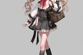 draw an anime illustration, character illustration