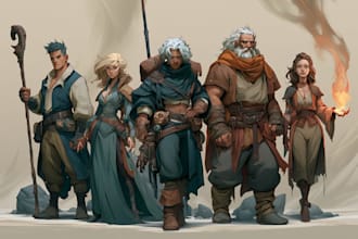 create powerful dnd heroes villains and fantasy characters