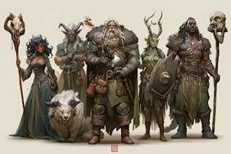 design unique dnd characters heroes villains and npcs