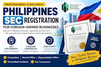 register philippine sec company, sec bir for non residents