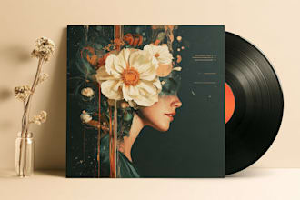 design music album cover , single or mixtape artwork