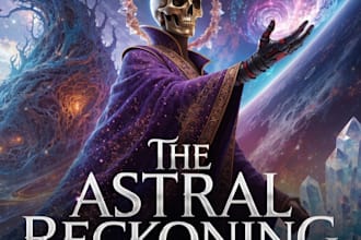 design a professional sci fi fantasy cover for your book