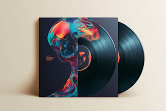 design album cover art or single cover artwork