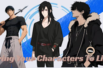 draw anime character design fan art illustration anime manga artist anime pfp