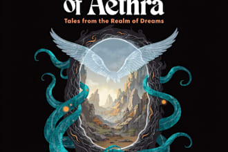 create design fantasy ebook and print cover, cover design