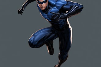 superhero character for comics
