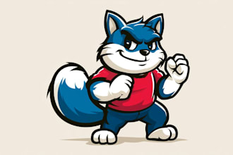 design a professional custom business mascot logo