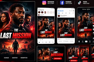 design a viral ad poster ,movie poster and ad campaign graphic for your brand