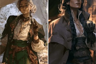 dnd character art and dnd character art