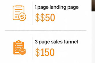 create a gohighlevel sales funnel and landing page