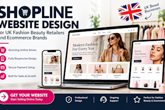 create shopline website design fashion beauty retailers ecommerce brands